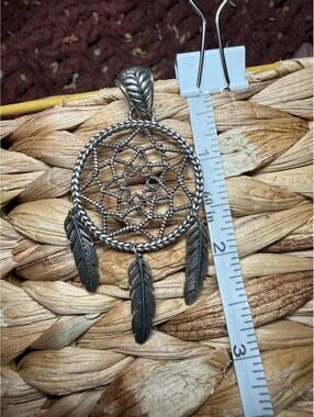 JAI Dreamcatcher Silver Pendant Charm
